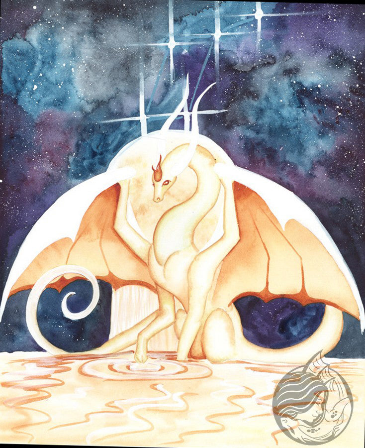 White Gold Dragon from Lyra, Dragon Oracle
