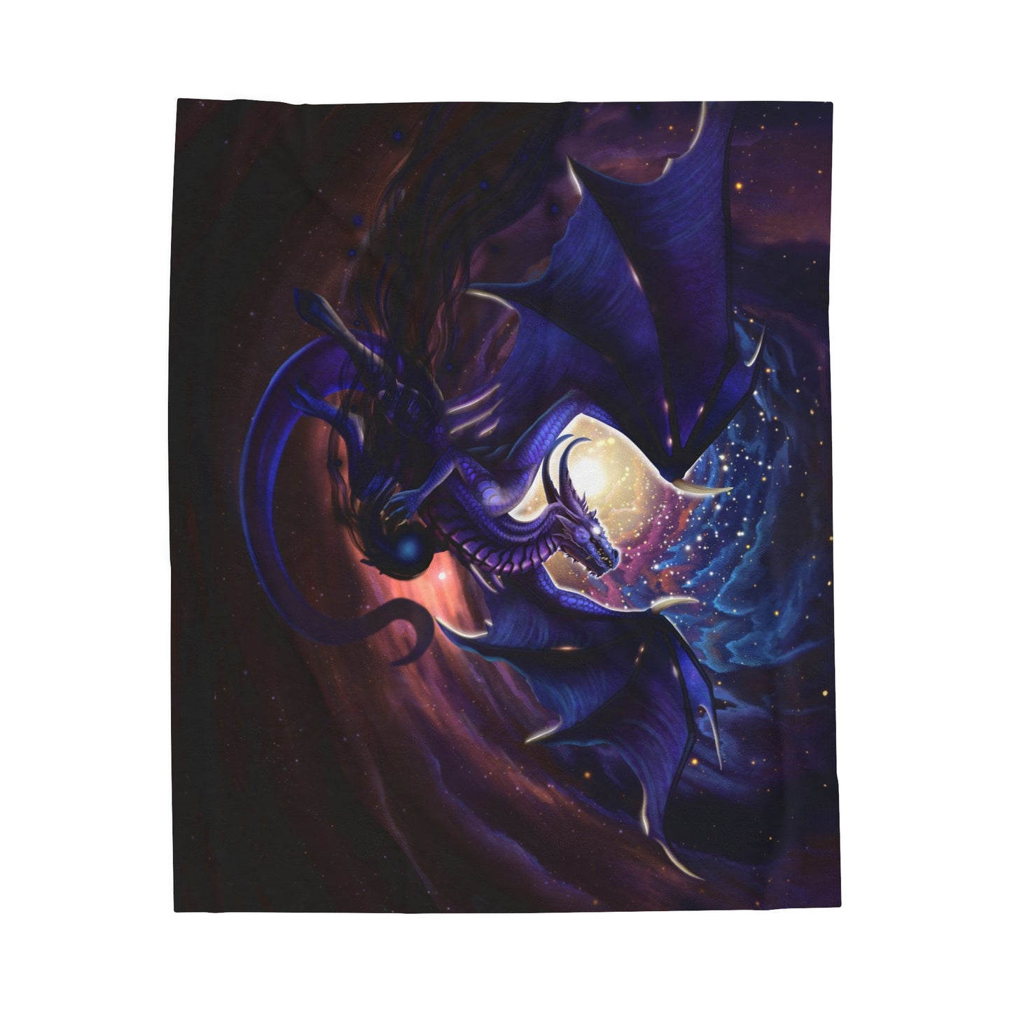 
                  
                    Surrender to the DarkStar Dragon Velveteen Plush Blanket
                  
                