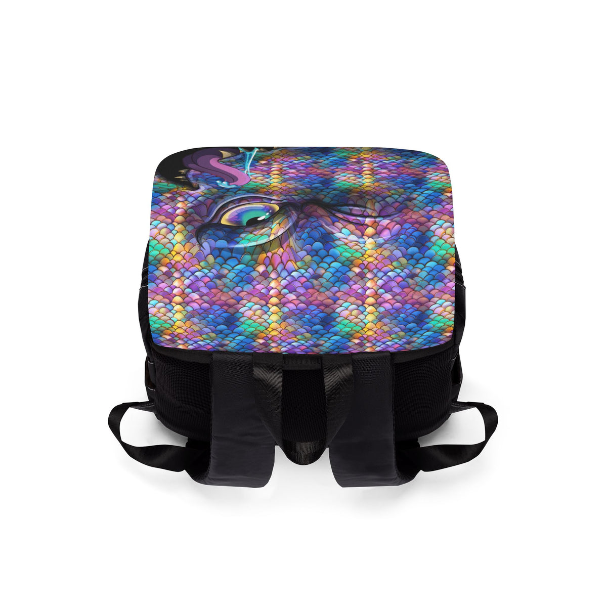 Dragon Scale Backpack Opal Dragon Scale Mimic Shoulder Backpack - Unleash the Fantasy ...