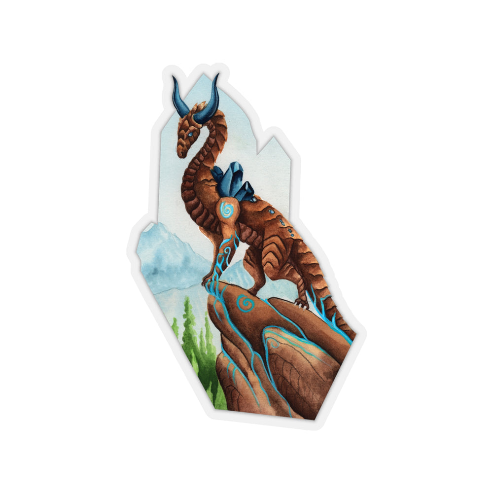 
                  
                    Earth Dragon Kiss Cut Sticker
                  
                