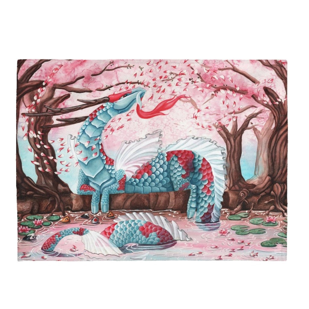 
                  
                    Cherry Blossom Breezes Velveteen Plush Blanket
                  
                