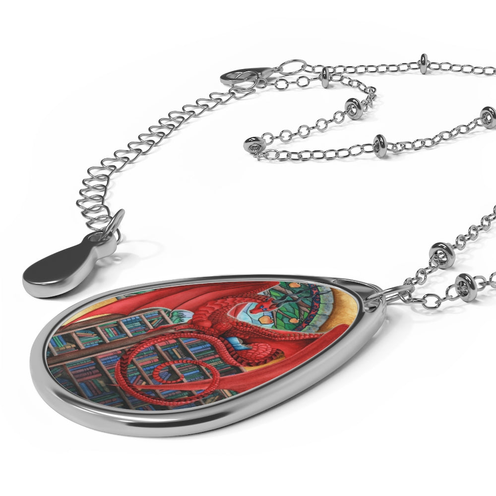 
                  
                    Watcher at the Gateway of Knowledge Oval Necklace
                  
                