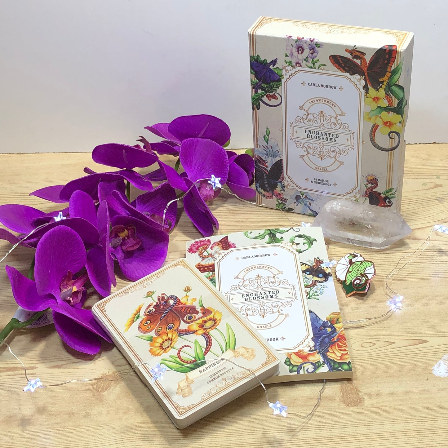 
                  
                    Enchanted Blossoms Empowerment Oracle Deck published by Blue Angel
                  
                