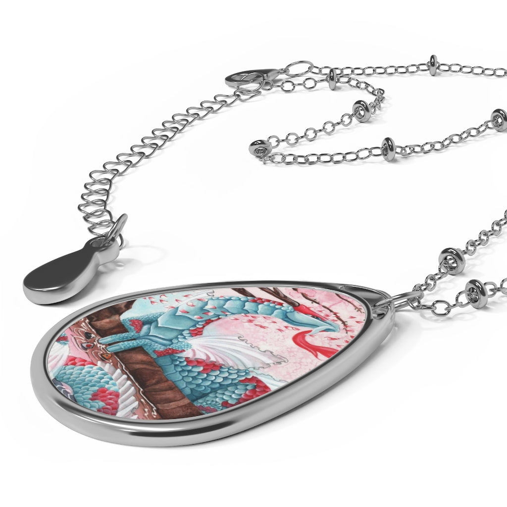 
                  
                    Cherry Blossom Breezes Oval Necklace
                  
                