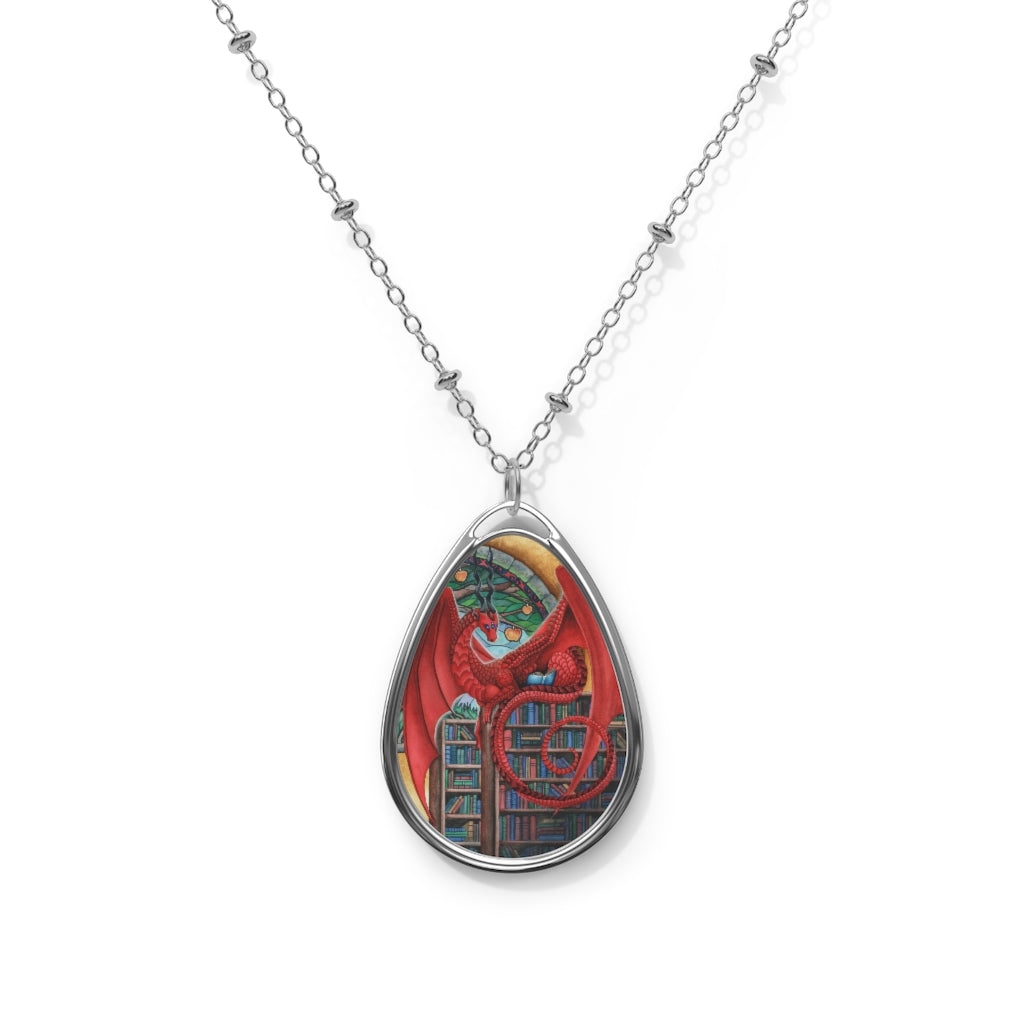 
                  
                    Watcher at the Gateway of Knowledge Oval Necklace
                  
                